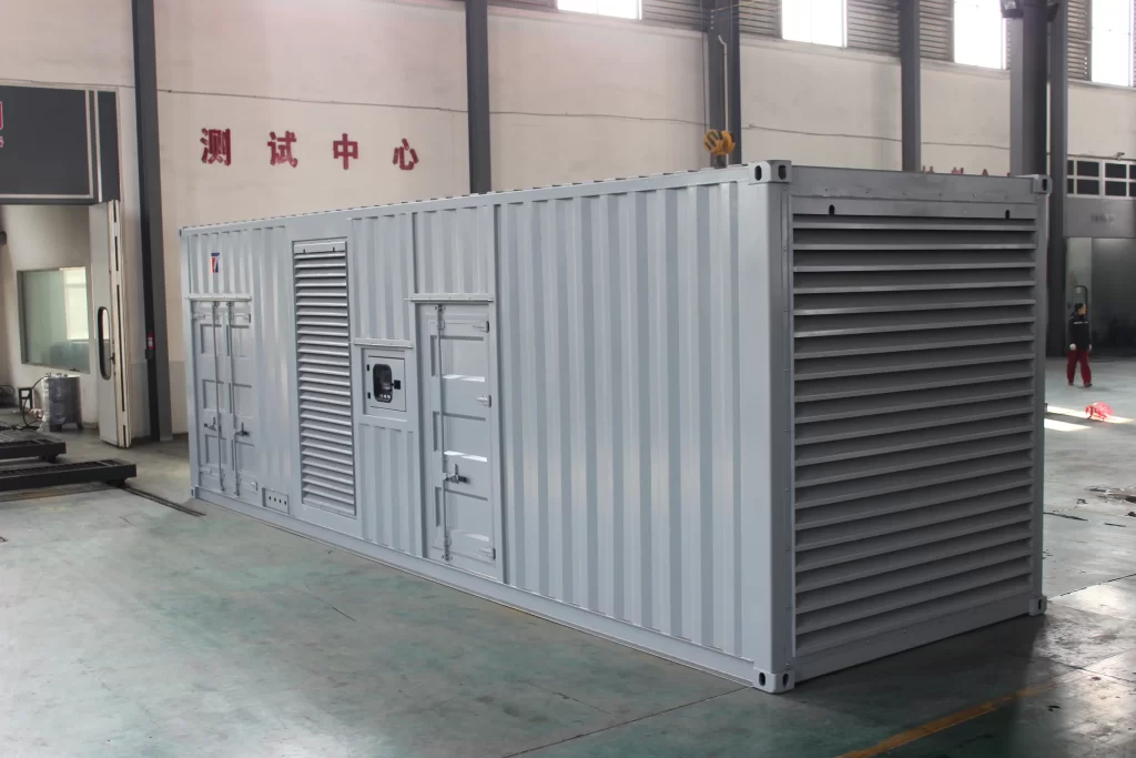 1500Kw Silent Diesel Generators 1800Kva Power Plant Container Type 4016TAG1A Engine ATS Auto Start 50/60Hz Frequency