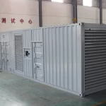 1500Kw Silent Diesel Generators 1800Kva Power Plant Container Type 4016TAG1A Engine ATS Auto Start 50/60Hz Frequency 230V Rated