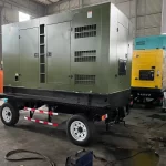 20kva 30kva 50kva Silent Trailer Type Diesel Generators 3 Phase 20kw 30kw 40kw 50kw 50/60hz Frequency ATS Option 230v Rated