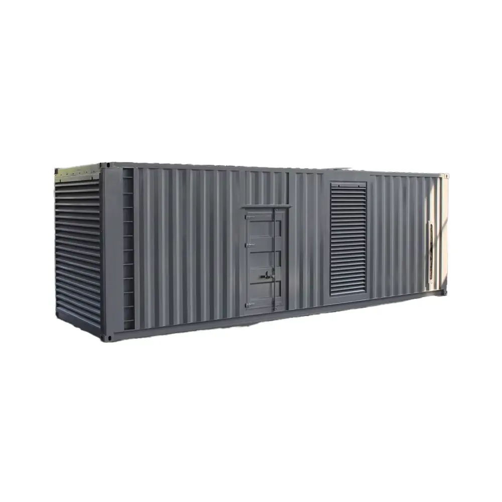 1500Kw Silent Diesel Generators 1800Kva Power Plant Container Type 4016TAG1A Engine ATS Auto Start 50/60Hz Frequency