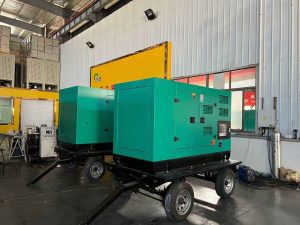 350KW Yuchai Genset Include Trailer Open Frame Type Silent Type Use in Communal Facilities Events and Medical Facilities