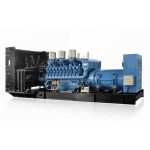 High Quality Open Type Diesel Generator 800KW 1000KVA Low Fuel Consumption MTU 16V2000G25 50/60Hz Frequency 230V/240V Rated ATS