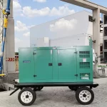 Factory Direct Sale Silent Type 30kw Portable Diesel Generator Auto Start ATS Options 50/60hz Frequency Three Phase New Trailer