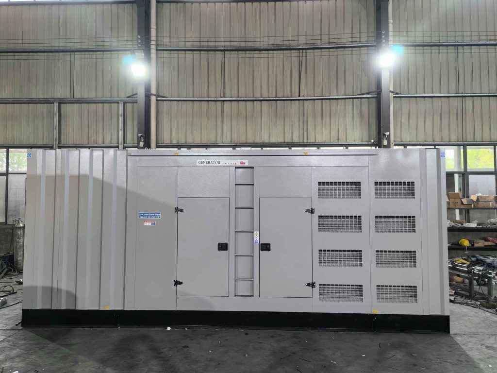 500KW Genset Include Trailer Open Frame Type Silent Type Use in Manufacturing Construction Site Medical Facilities