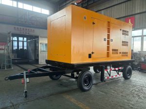 130KW Yuchai Genset Include Trailer Open Frame Type Silent Type Use in Manufacturing Construction Site Medical Facilities