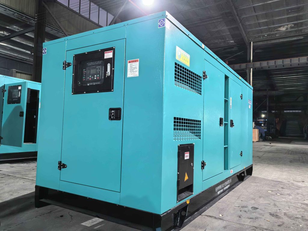 360KW Diesel Generator Set 450KVA Sound Proof Low Noise Silent ATS Cabinet
