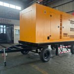 90KW Yuchai Genset Include Trailer Open Frame Type Silent Type Use on Factories Agriculture Construction and Telecommunications
