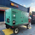 Custom 200KW 250KVA Mobile Diesel Generator High Efficiency Volvo TAD734GE Engine ATS Options Silent Type New Trailer Generator