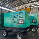 450KW Yuchai Genset Include Trailer Open Frame Type Silent Type Use on Industry and Manufacturing Construction Site