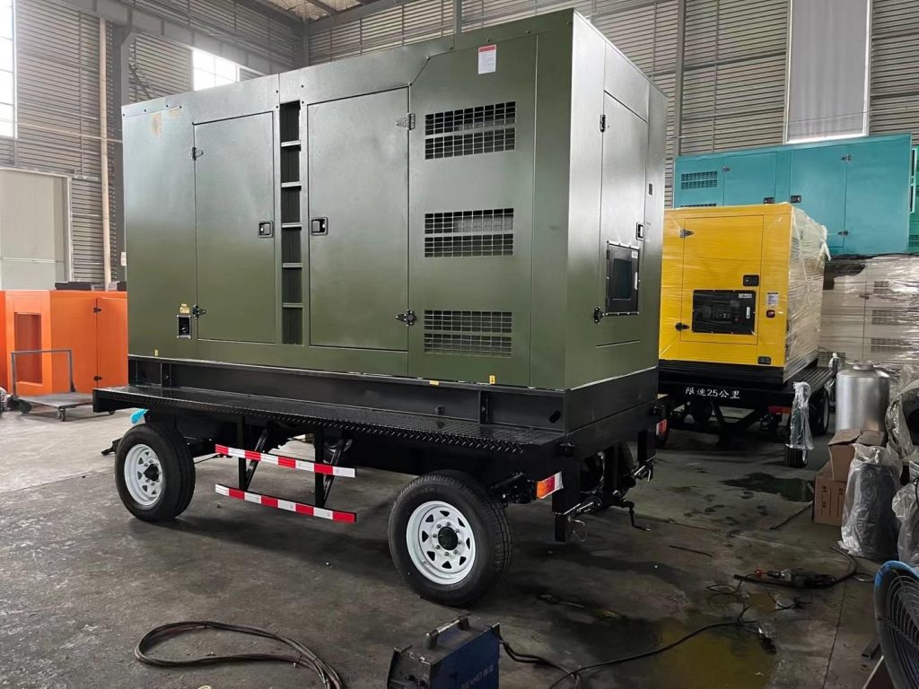 660KW Yuchai Genset Include Trailer Open Frame Type Silent Type Use in Factory School Hospital Emergency Power