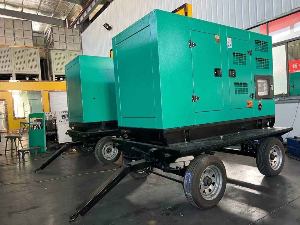 800KW Yuchai Genset Include Trailer Open Frame Type Silent Type Use in Factory School Hospital Emergency Power
