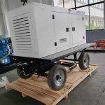 120KW Yuchai Genset Include Trailer Open Frame Type Silent Type Use on Industry and Manufacturing Construction Site