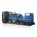 High Quality Open Type Diesel Generator 800KW 1000KVA Low Fuel Consumption MTU 16V2000G25 50/60Hz Frequency 230V/240V Rated ATS