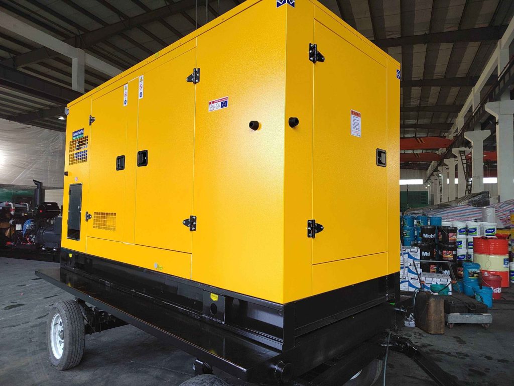 165KW Yuchai Genset Include Trailer Container Type Silent Type Emergency Backup diesel Generator Auto Start diesel Generator Set