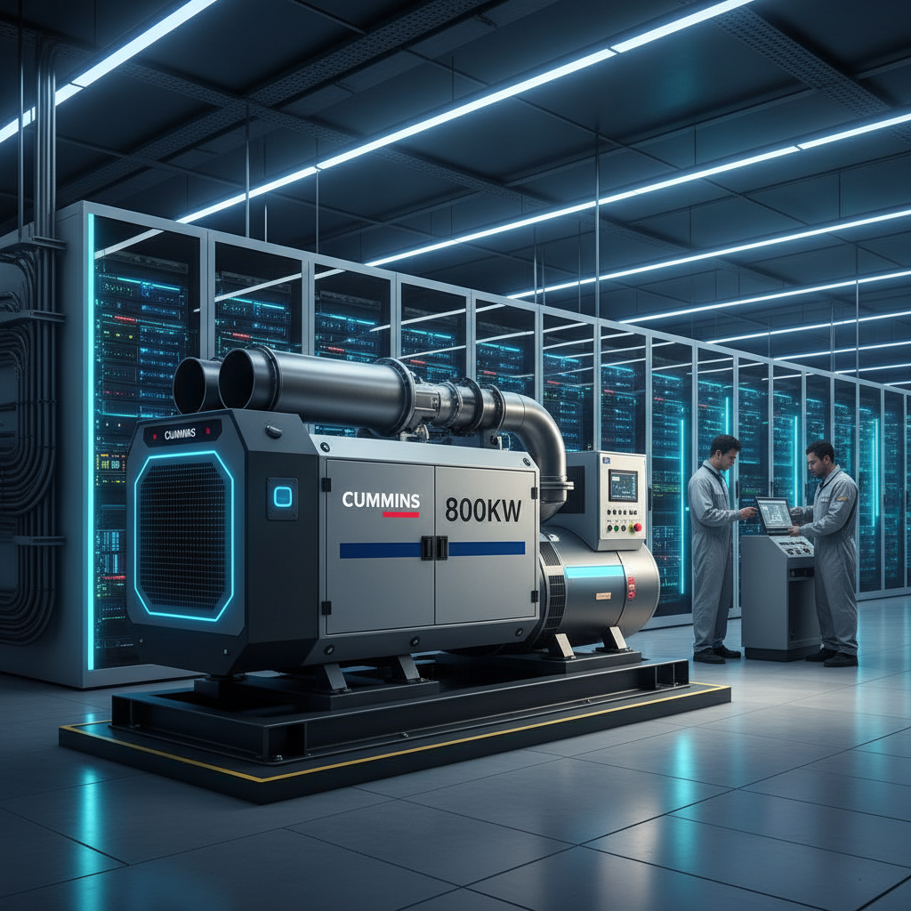 800kW Cummins Generator in Data Center