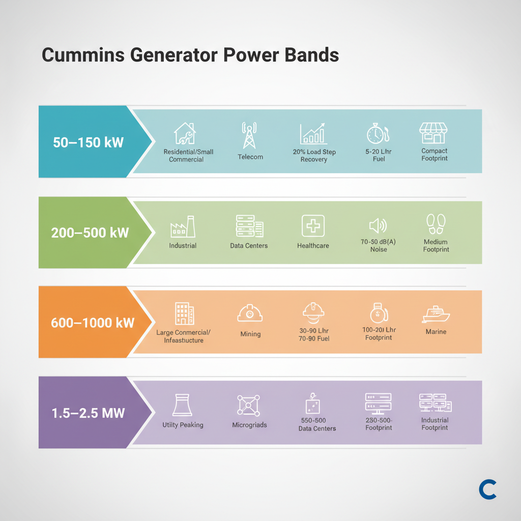 Cummins Power Bands Comparison