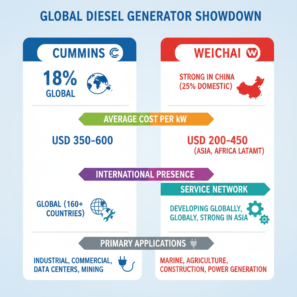 Cummins vs Weichai Infographic